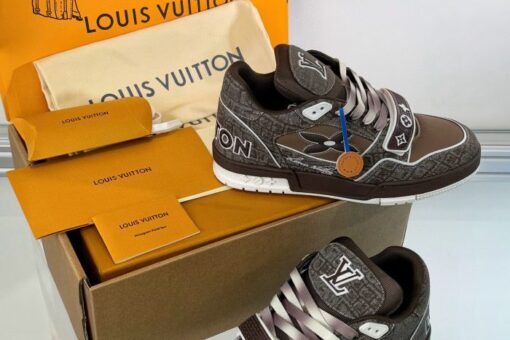 LV Trainer Sneaker Brown