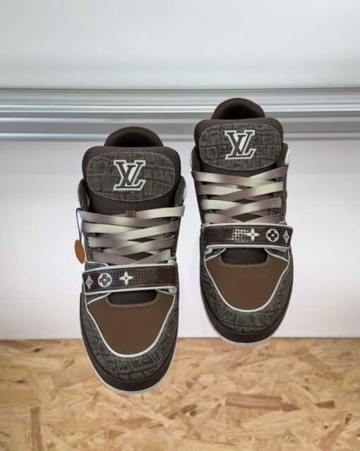 LV Trainer Sneaker Brown - Image 2