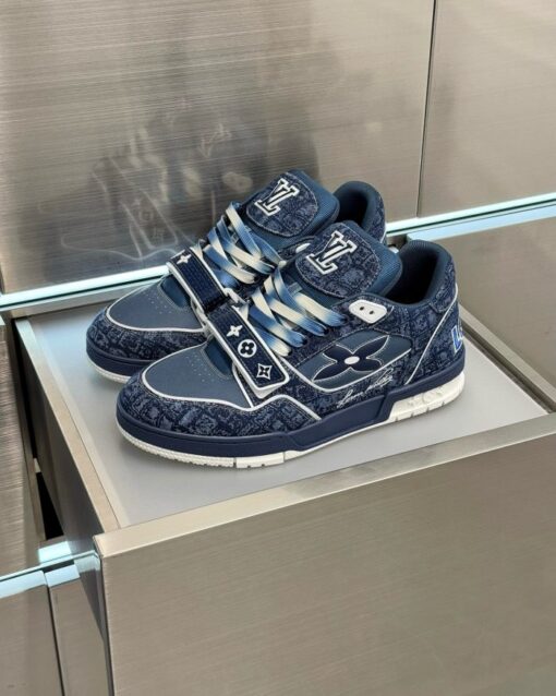 LV Trainer Sneaker Blue