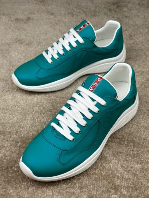 Prada Prax 01 Sneaker Teal Blue - Image 2