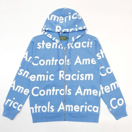 Denim Tears Zip Hoodie Blue