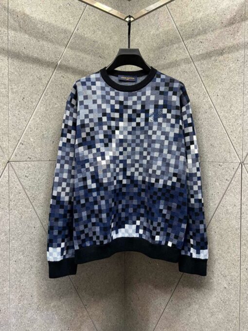 LV Sweater Slate White Blue