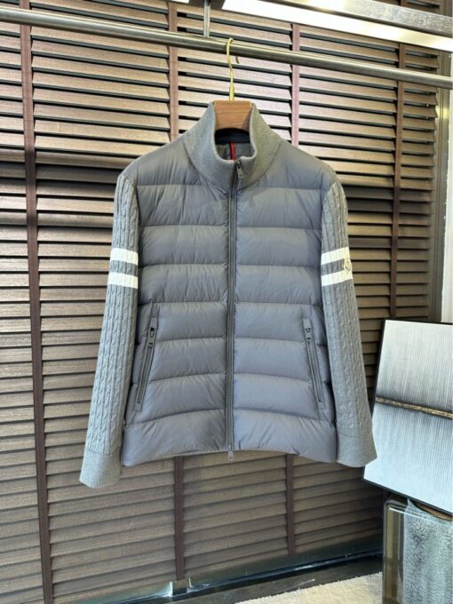 Moncler Zip Sweater Grey