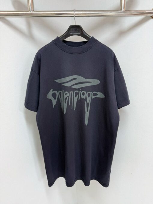 Balenciaga T-Shirt Navy Blue