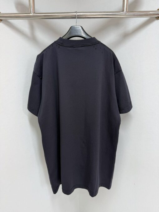 Balenciaga T-Shirt Navy Blue - Image 2