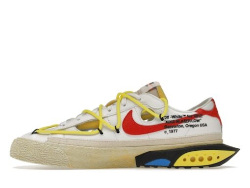 Nike Blazer Low Off-White University Red - Image 2