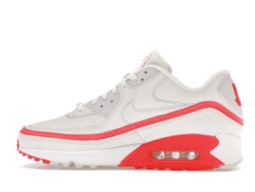 Nike Air Max 90 Undefeated White Solar Red - Image 2