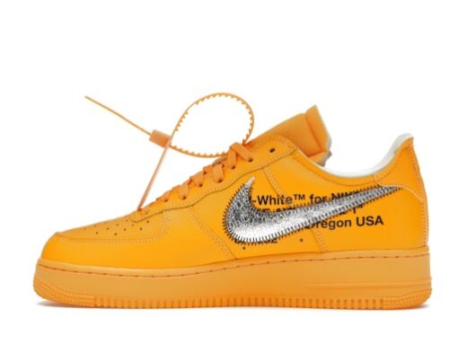 Nike Air Force 1 Low Off-White ICA University Gold - Image 2