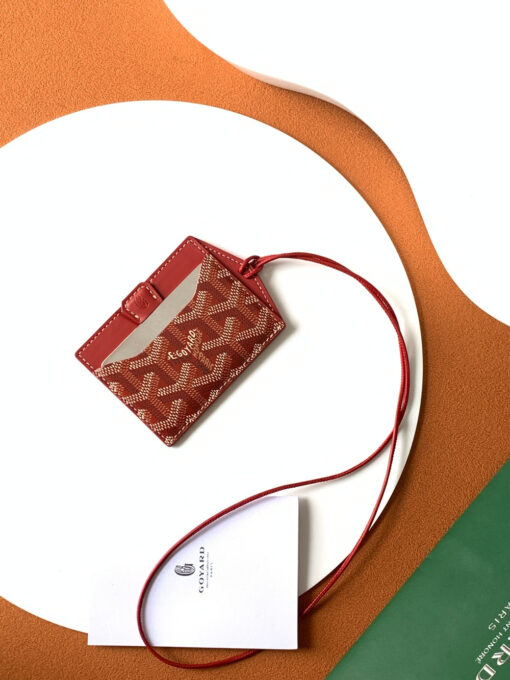 Goyard Venus Card Holder Red