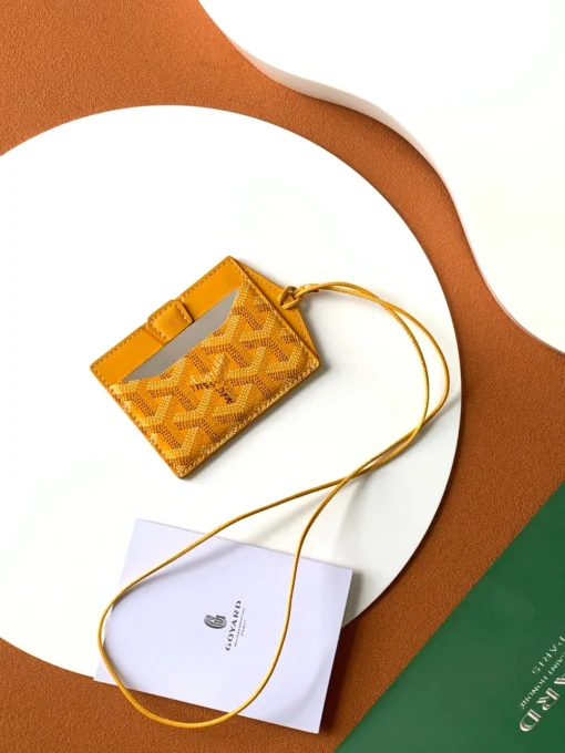 Goyard Venus Card Holder Yellow