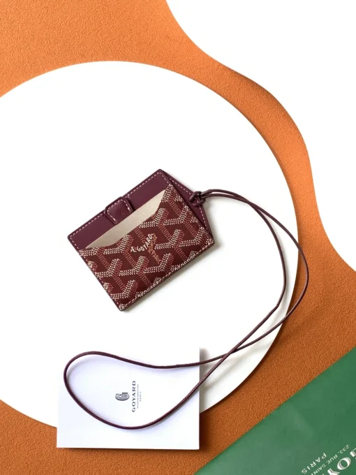 Goyard Venus Card Holder Old Mauve