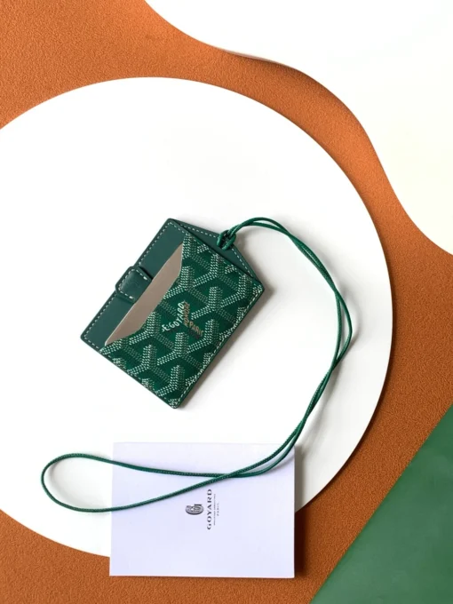 Goyard Venus Card Holder Green