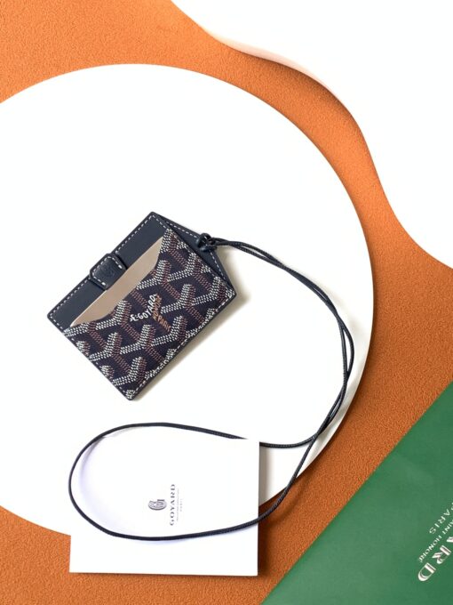 Goyard Venus Card Holder Charcoal