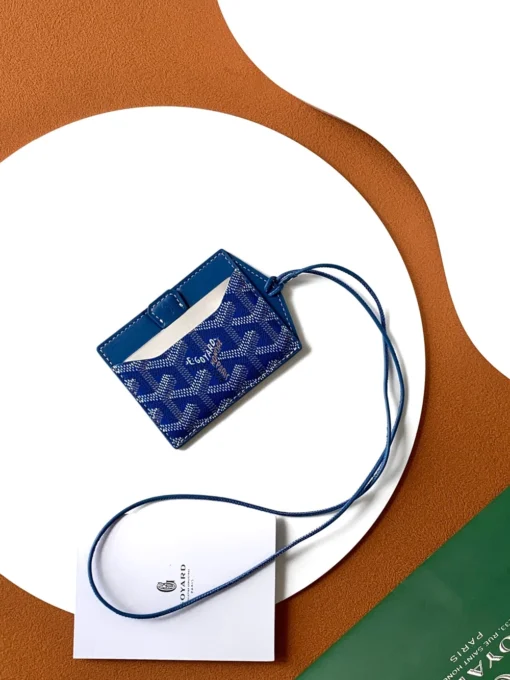 Goyard Venus Card Holder Blue