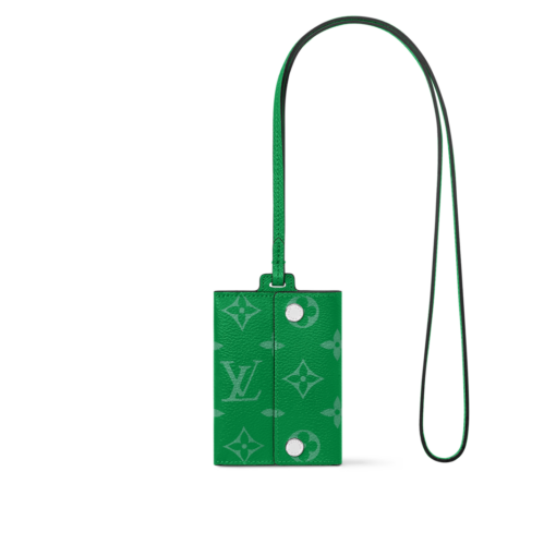 LV Card Holder Necklace Vert