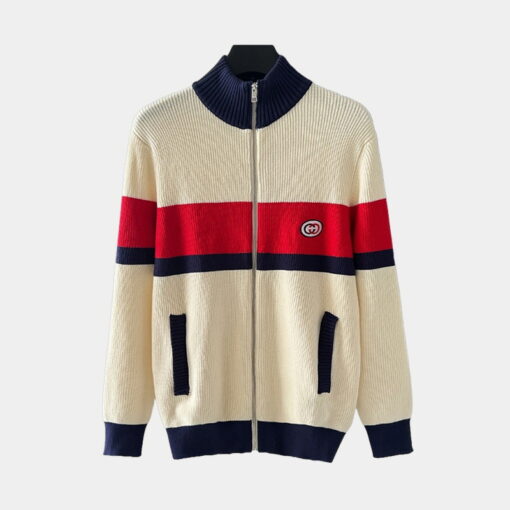 Gucci interlocking G zip up jumper