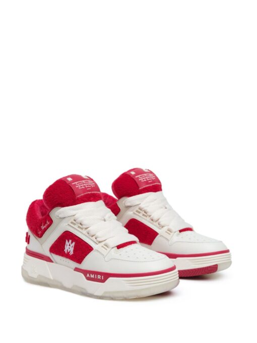 AMIRI Varsity MA-1 Sneaker White/Red - Image 2