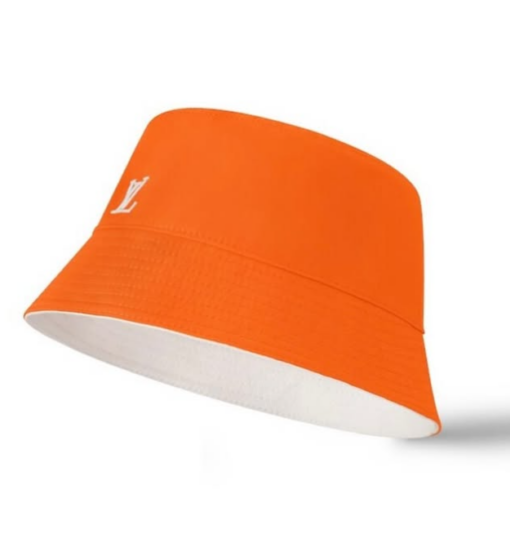 LV Colormania Bucket Hat Orange White