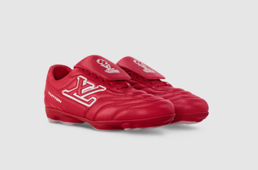 LV Footprint Soccer Sneaker Red