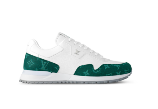 LV Run Away Sneaker White Green - Image 2