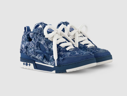 LV Skate Sneaker Denim Blue