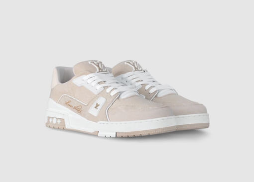 LV Trainer Sneaker Beige