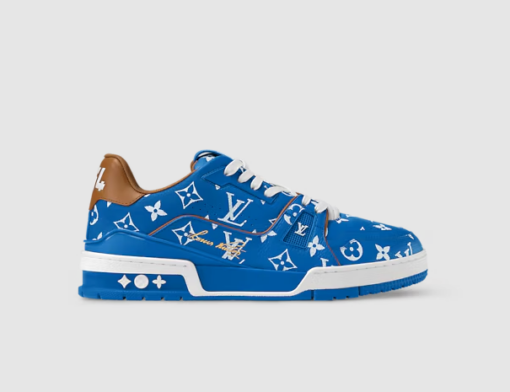 LV Trainer Sneaker Blue - Image 2