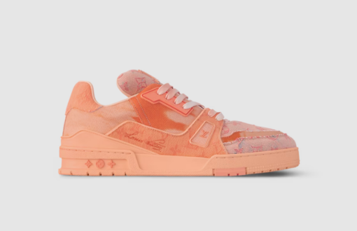 LV Trainer Sneaker Orange