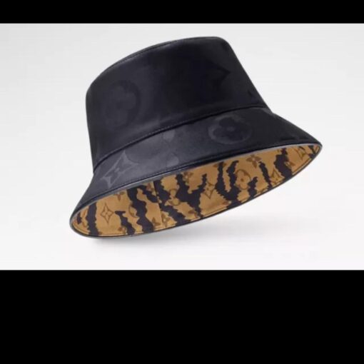 LV Women's Hat Black Brown