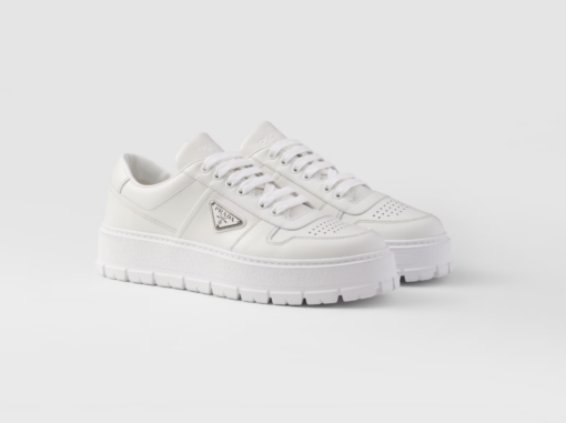 Prada Leather Sneaker White - Image 2