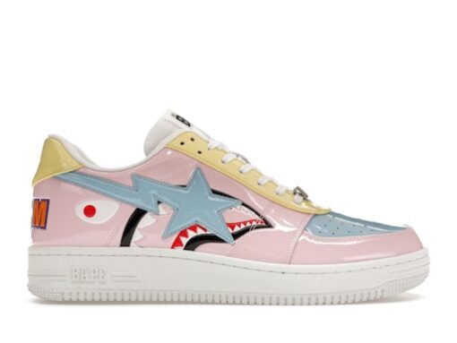 A Bathing Ape Bape Sta Low M2 20th Anniversary Patent Pink