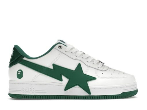 A Bathing Ape Bape Sta OS #2 White Green