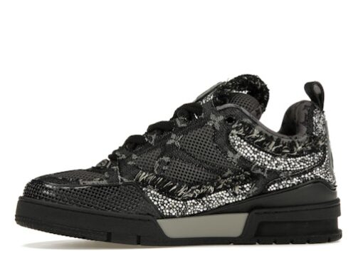 Louis Vuitton Skate Trainer Black Swarovski Monogran - Image 2