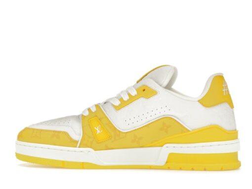 LV Trainer White Yellow Monogram - Image 2