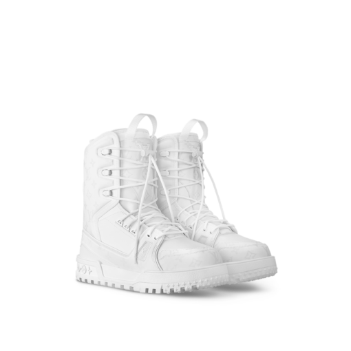 LV Trainer Snow Boot White