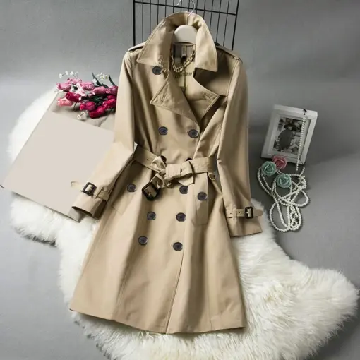 Burberry Women's Trench Coat Khaki