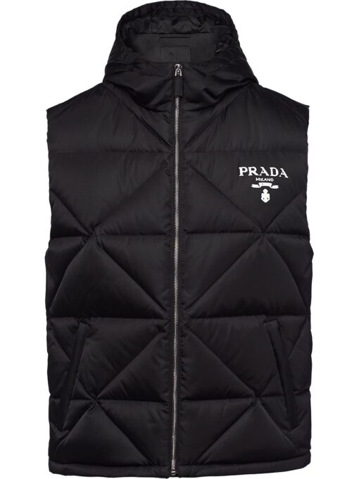 Prada Re-Nylon down vest black