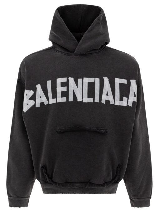 Balenciaga Tape Type logo-print hoodie