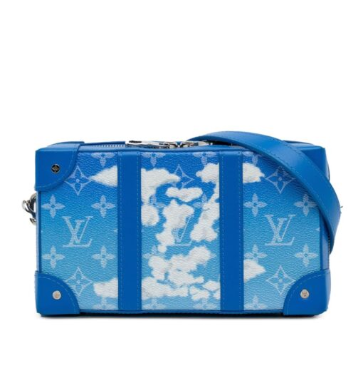 Louis Vuitton Pre-Owned pre-owned Soft Trunk strap wallet blue/white