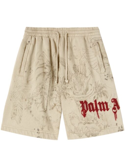 Palm Angels shorts with graphic print