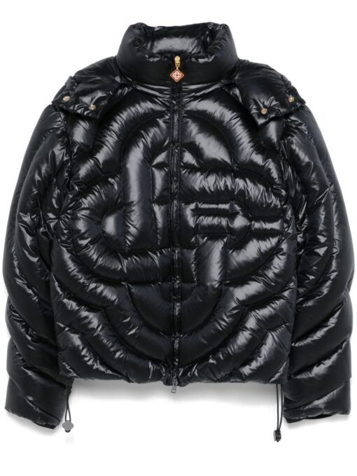 Casablanca quilted jacket black