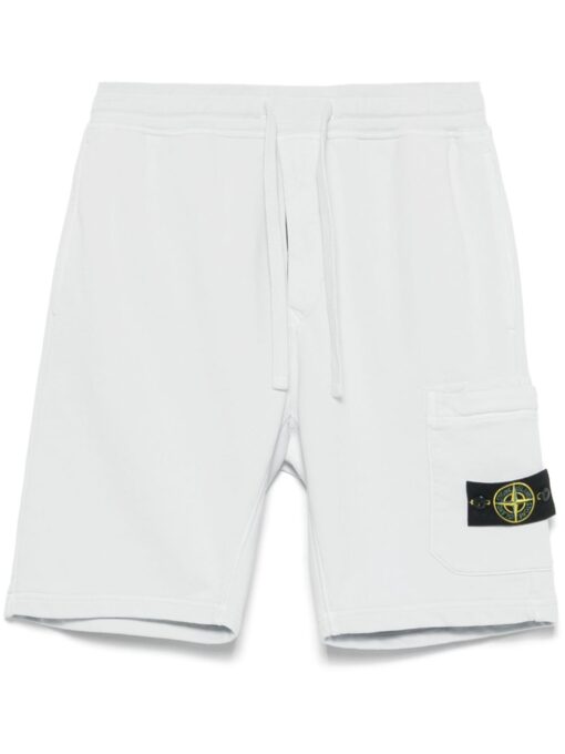 Stone Island Compass-badge shorts sky blue