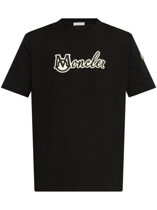 Moncler t-shirt with embroidered logo