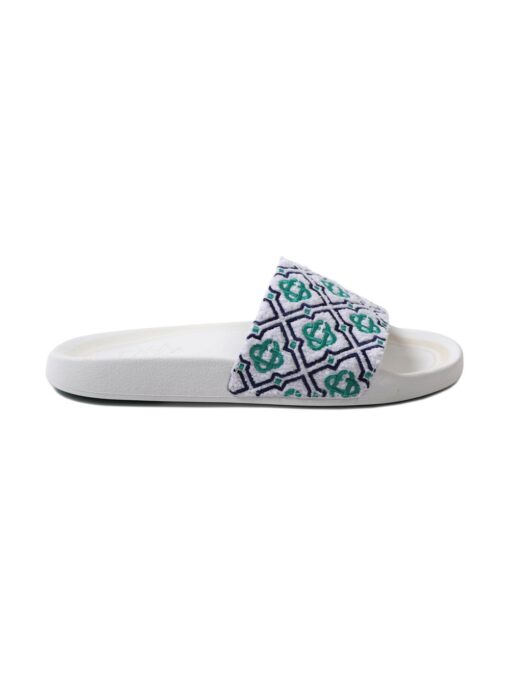 CASABLANCA KIDS embroidered logo slippers - Image 2