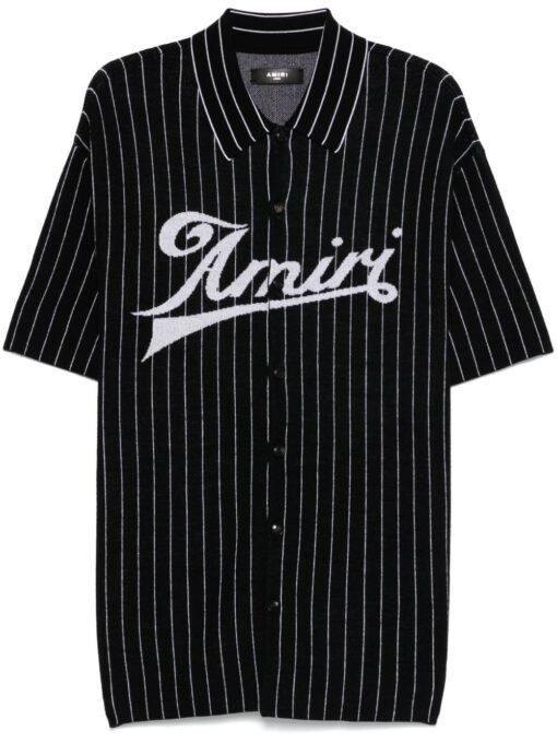 AMIRI Pinstriped Shirt Black