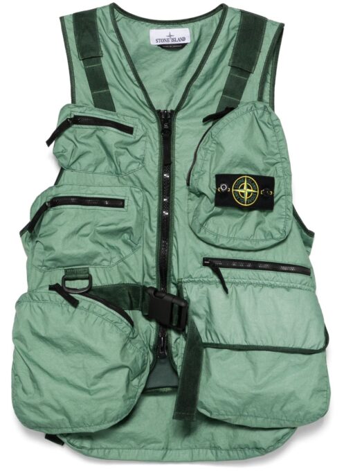 Stone Island Membrana 3L TC gilet jade green