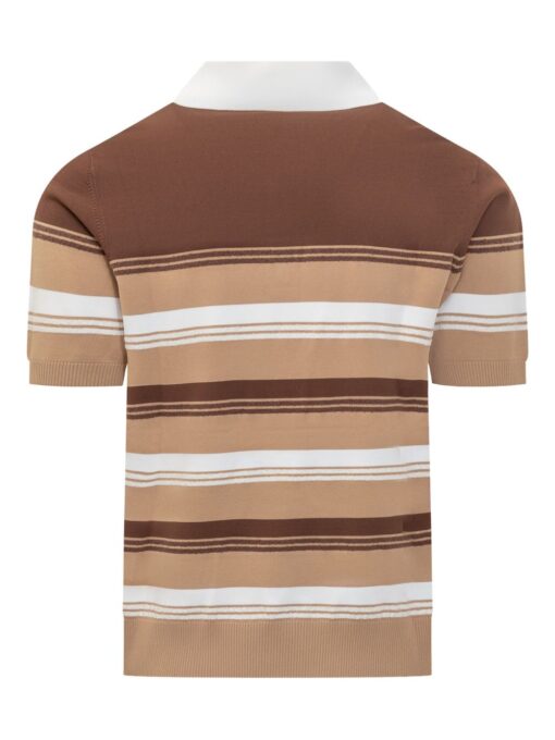 Casablanca Striped Chicano Polo Shirt - Image 2