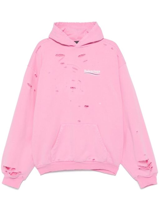 Balenciaga Political Campaign hoodie bubblegum pink