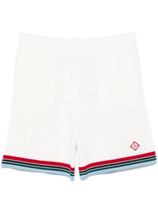 Casablanca Crochet Sporty Shorts