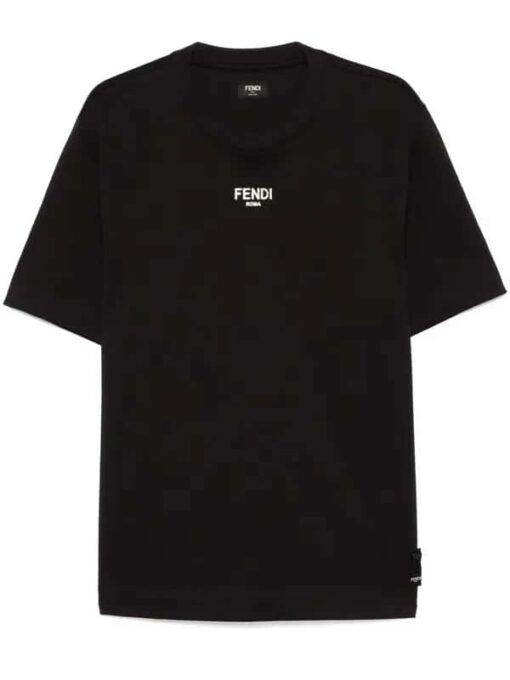 Fendi  logo-print t-shirt black